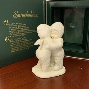 Department  56 | Jack Frost Snowbabies | I need a Hug Angel wings Babie With Box